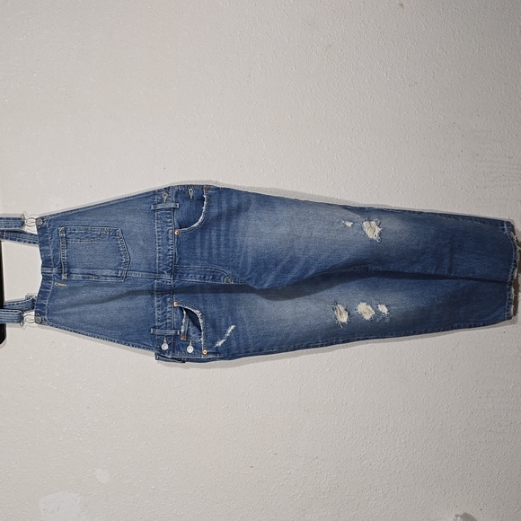 Levi's Blue Denim Overalls - Picture 2 of 5